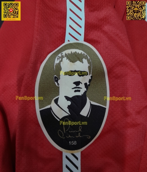 Box áo Scholes Manchester United 2010-2011 20th shirt jersey limited