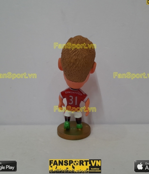 Tượng Schweinsteiger 31 Manchester United 2015 2016 home red soccerwe