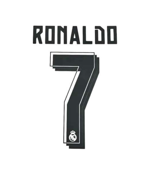 Nameset Ronaldo 7 Real Madrid 2015 2016 home shirt jersey official