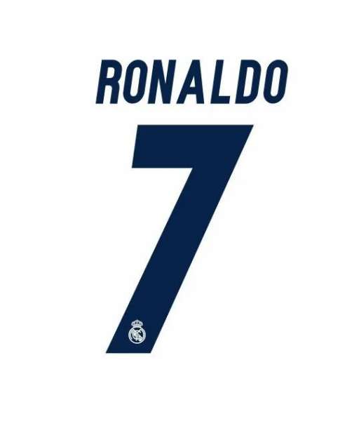Nameset Ronaldo 7 Real Madrid 2016 2017 home shirt jersey official