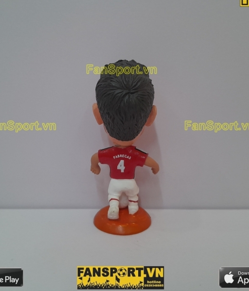 Tượng Cesc Fabregas 4 Arsenal 2008 2009 2010 home red kodoto ball