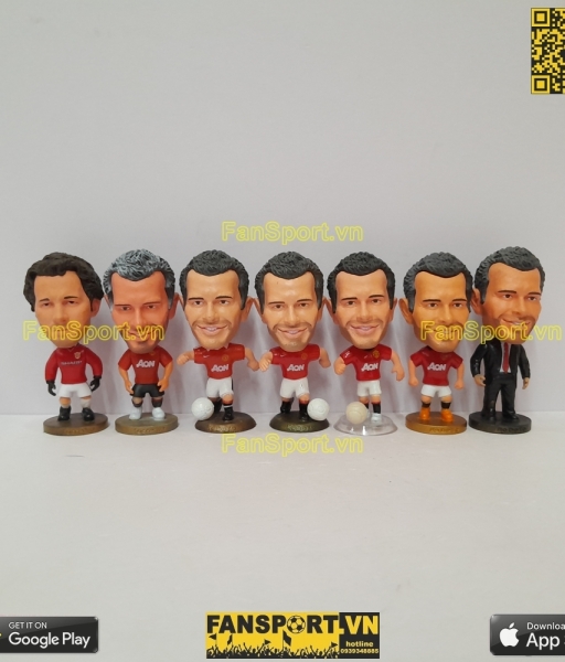Set 7x tượng Ryan Giggs 11 Manchester United kodoto soccerwe