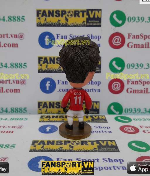 Tượng Giggs 11 Manchester United 1997 1998 1999 2000 UCL home soccerwe