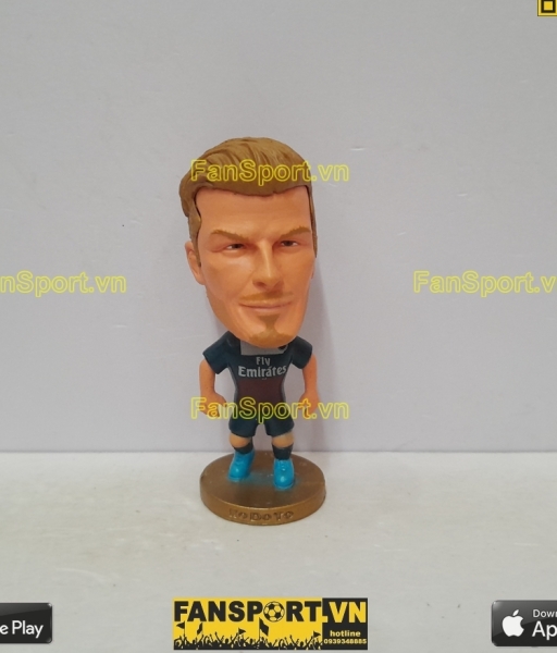 Tượng cầu thủ David Beckham 32 PSG 2013-2014 home blue kodoto
