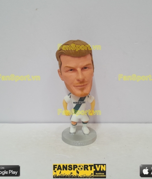 Tượng David Beckham 7 Galaxy 2012-2013 home white soccerwe