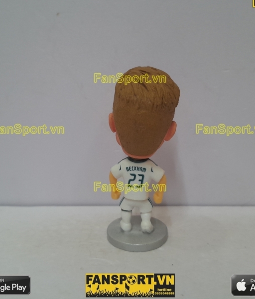 Tượng David Beckham 7 Galaxy 2012-2013 home white soccerwe