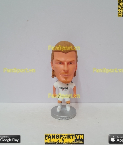 Tượng David Beckham 7 Real Madrid 2004-2005 home white kodoto