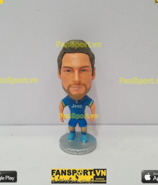 Tượng Claudio Marchisio 8 Juventus 2014 2015 away blue kodoto mô hình