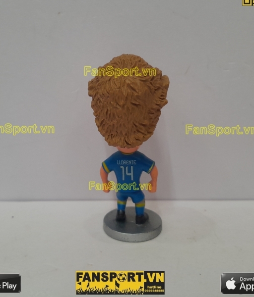 Tượng Fernando Llorente 14 Juventus 2014 2015 away blue kodoto figures