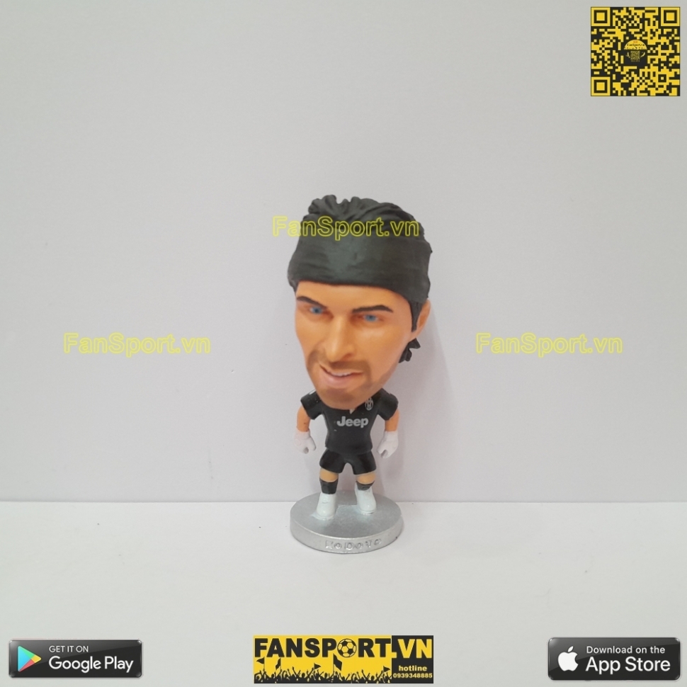 Tượng Gianluigi Buffon 1 Juventus 2013-2014 home black kodoto