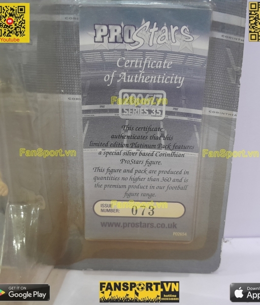 Tượng Carrick Manchester United 2006 2007 platinum corinthian PP1523