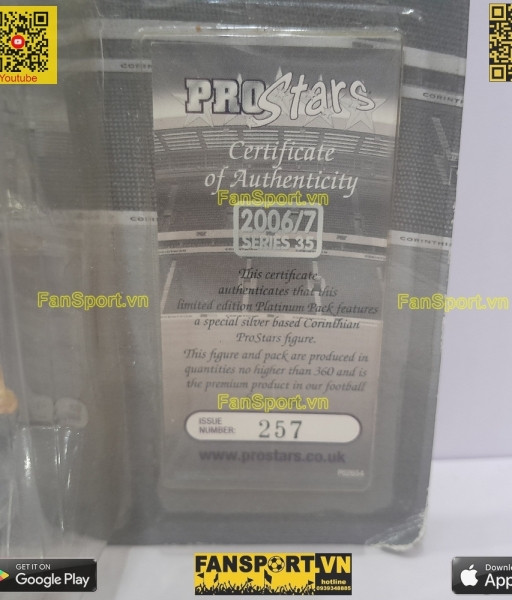 Tượng Carrick Manchester United 2006-2008 platinum corinthian PP1530