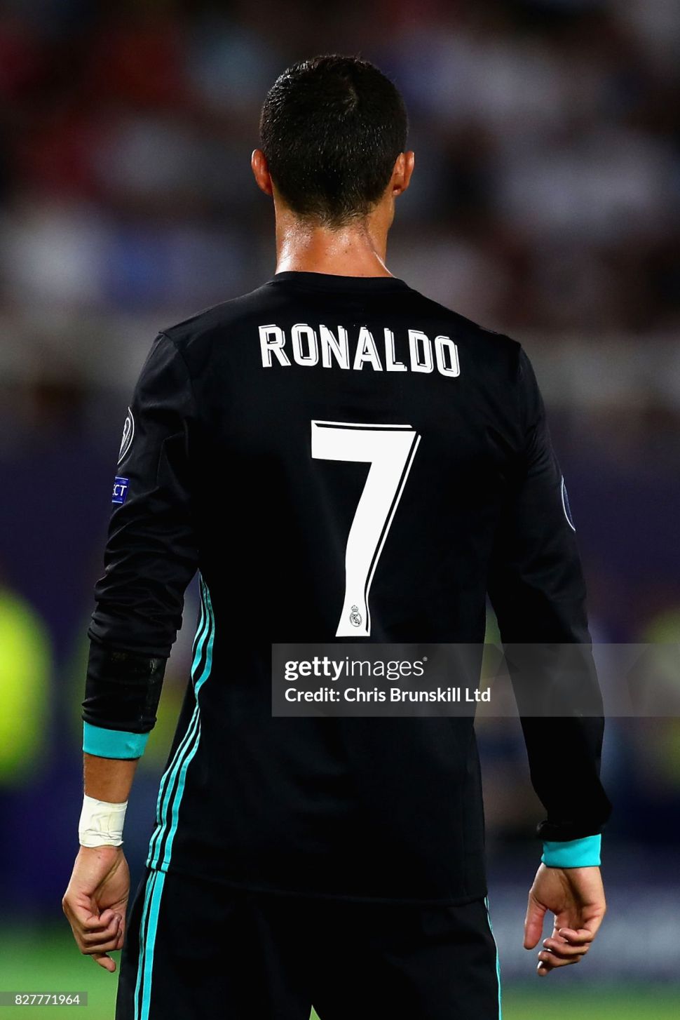 Áo đấu Ronaldo 7 Real Madrid 2017-2018 away shirt jersey black BR3543