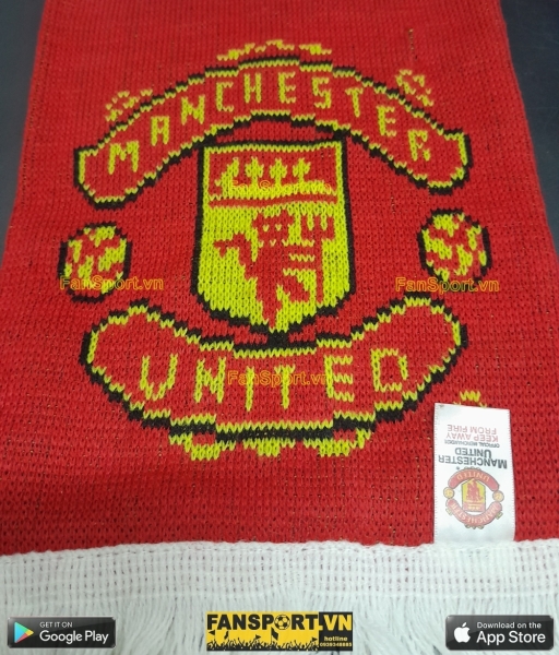 Khăn choàng cổ Manchester United ManUtd red đỏ chính hãng