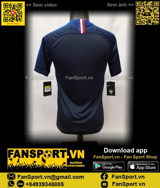 Áo Pháp France 2018 2019 2020 home shirt jerseyNike 893872 World Cup
