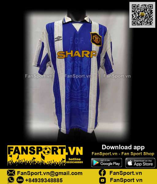 Áo đấu Cantona 7 Manchester United 1994-1997 third shirt jersey Umbro