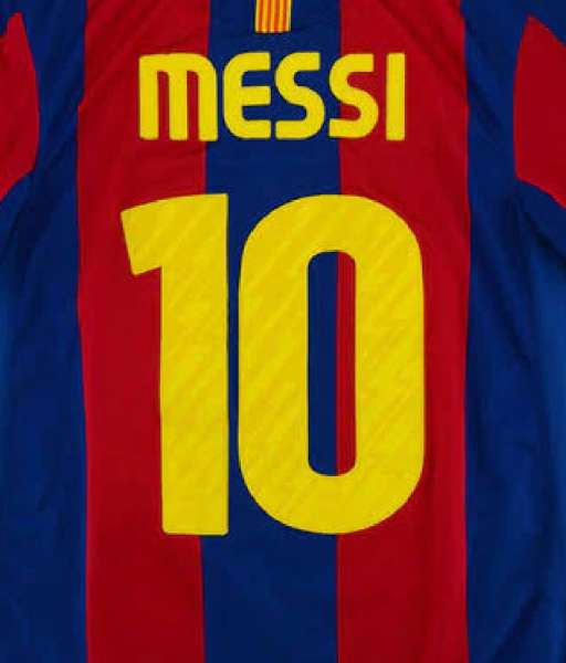 Font Messi 10 Barcelona 2010 2011 nameset home player official