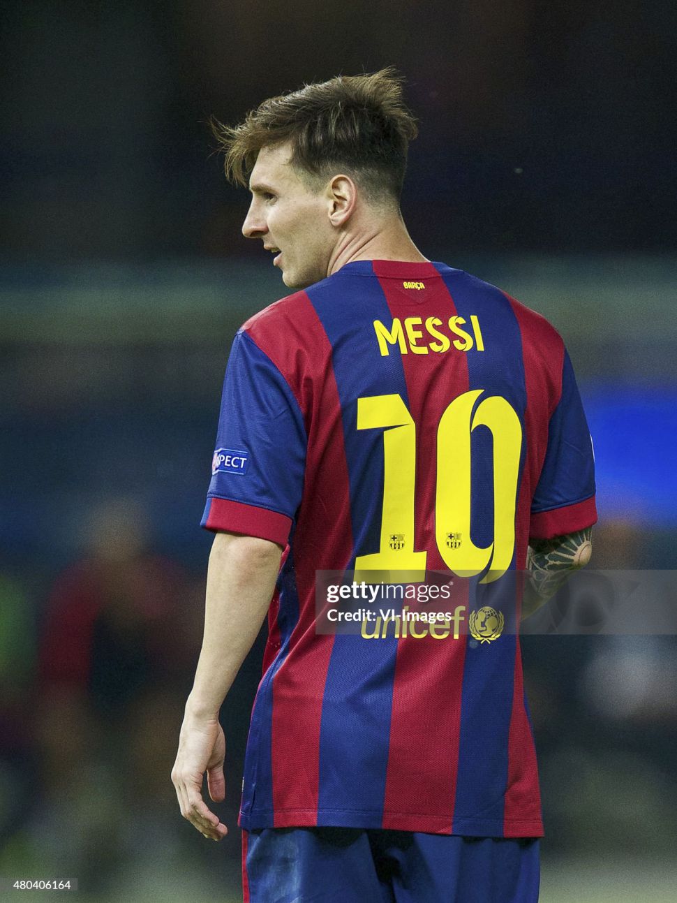 Font Messi 10 Barcelona 2014 2015 nameset home player official