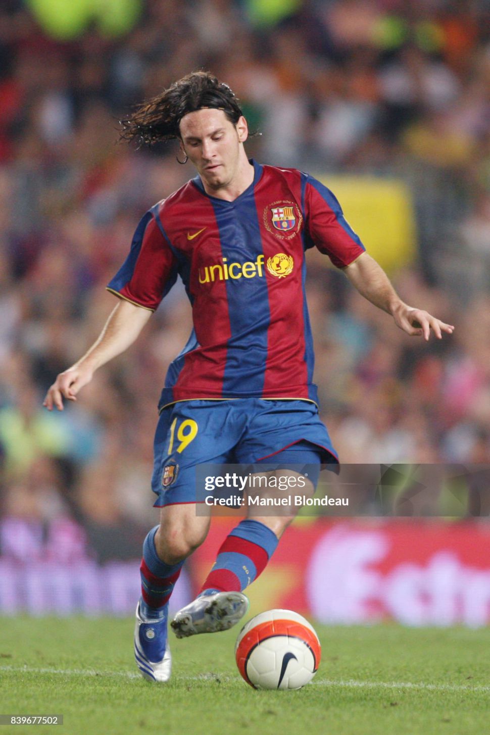 Font Messi 19 Barcelona 2007 2008 nameset home away player official