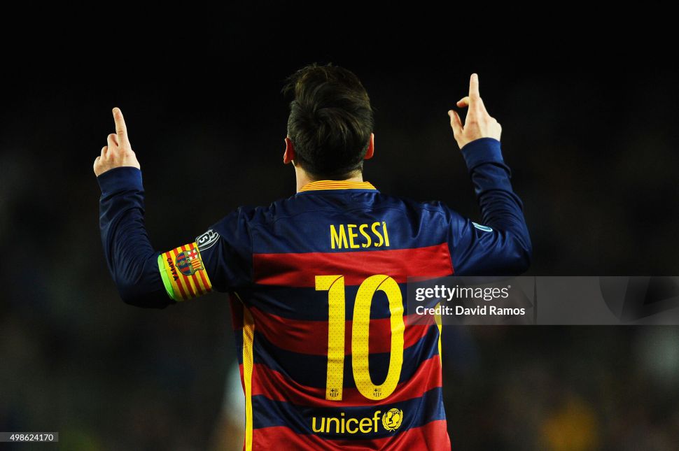 Font Messi 10 Barcelona 2015 2016 nameset home player official