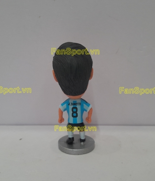 Tượng Zanetti 8 Argentina 2007 2008 2009 home blue white kodoto