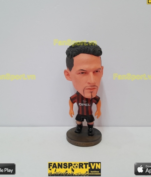 Tượng Roberto Baggio 18 AC Milan 1995 1996 1997 home soccerwe