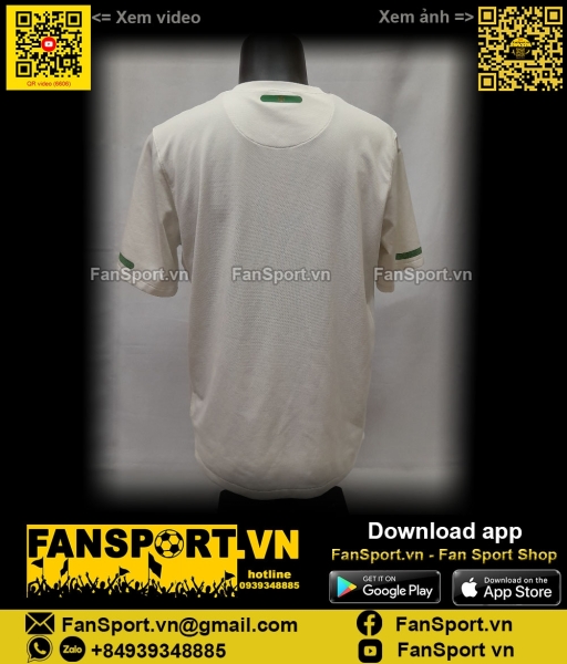 Áo đấu Portugal 2010 2011 2012 away shirt jersey white 376896 Nike L