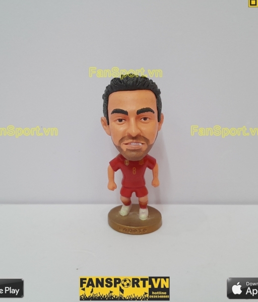 Tượng Xavi 8 Spain 2014 2015 home red kodoto Tây Ban Nha