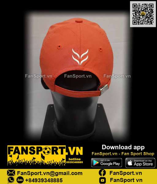 Nón Hàn Quốc South Korea orange cap hat Nike 590177 mũ cam