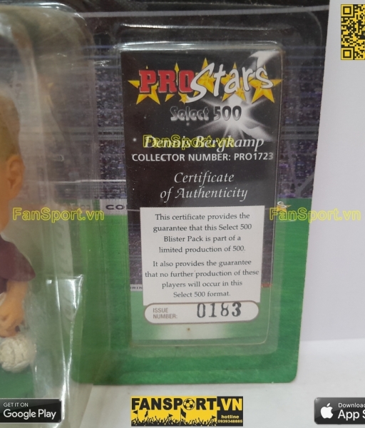 Tượng Bergkamp Arsenal 2005-2006 corinthian Select 500 PRO1723 prostar