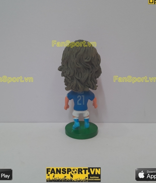 Tượng Andrea Pirlo 21 Italy 2014 2015 2016 home blue kodoto