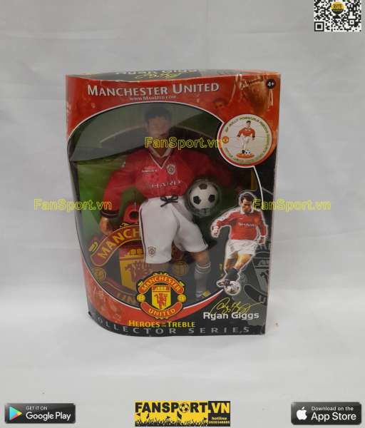Tượng Giggs 11 Manchester United Hero Treble 1998-1999 box set figures