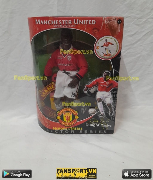 Tượng Yorke 19 Manchester United Hero Treble 1998-1999 box set figures