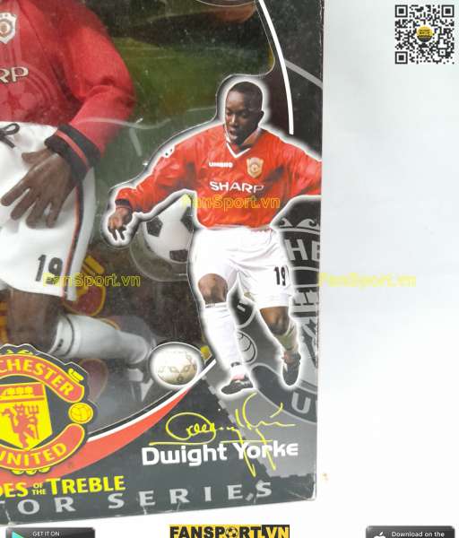 Tượng Yorke 19 Manchester United Hero Treble 1998-1999 box set figures
