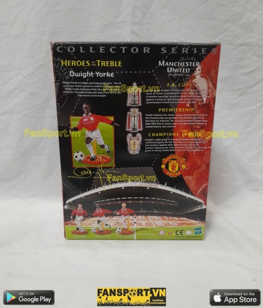 Tượng Yorke 19 Manchester United Hero Treble 1998-1999 box set figures