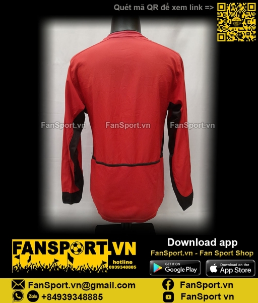 Áo đấu Manchester United 2002 2003 2004 home shirt jersey 184948 Nike