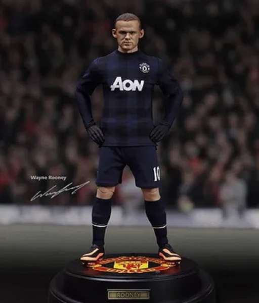 Tượng Rooney Manchester United 2013 2014 away shirt kit ZCWO box set