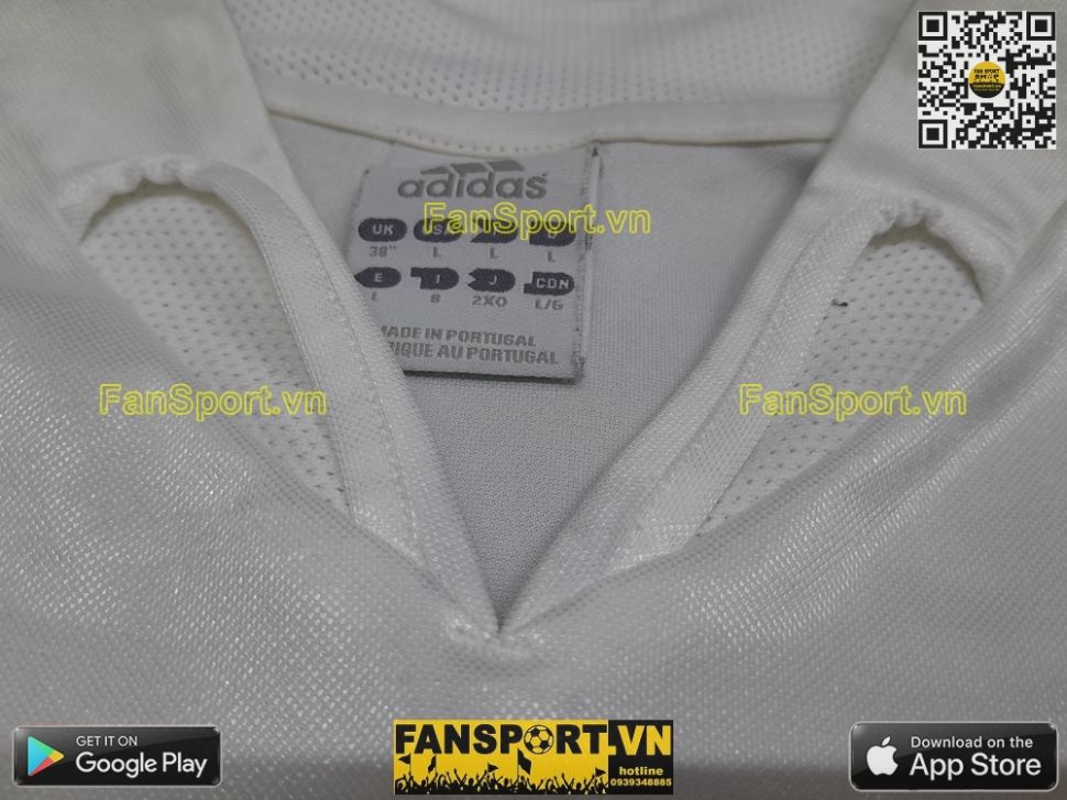 Áo đấu Beckham 23 Real Madrid 2004-2005 home shirt jersey long 183935
