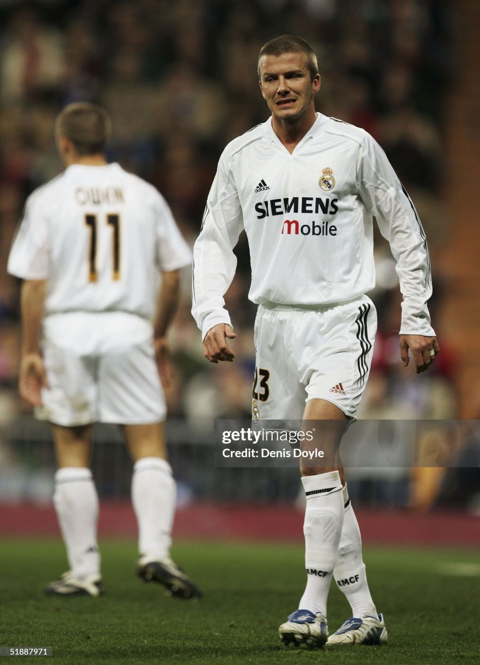 Áo đấu Beckham 23 Real Madrid 2004-2005 home shirt jersey long 183935
