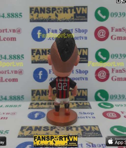 Tượng Stephan El Shaarawy 92 AC Milan 2013 2014 home red black kodoto