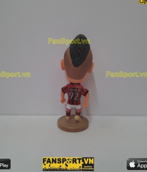 Tượng Stephan El Shaarawy 92 AC Milan 2014 2015 home red black kodoto