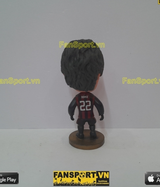 Tượng Kaka 22 AC Milan 2008 2009 home red black soccerwe