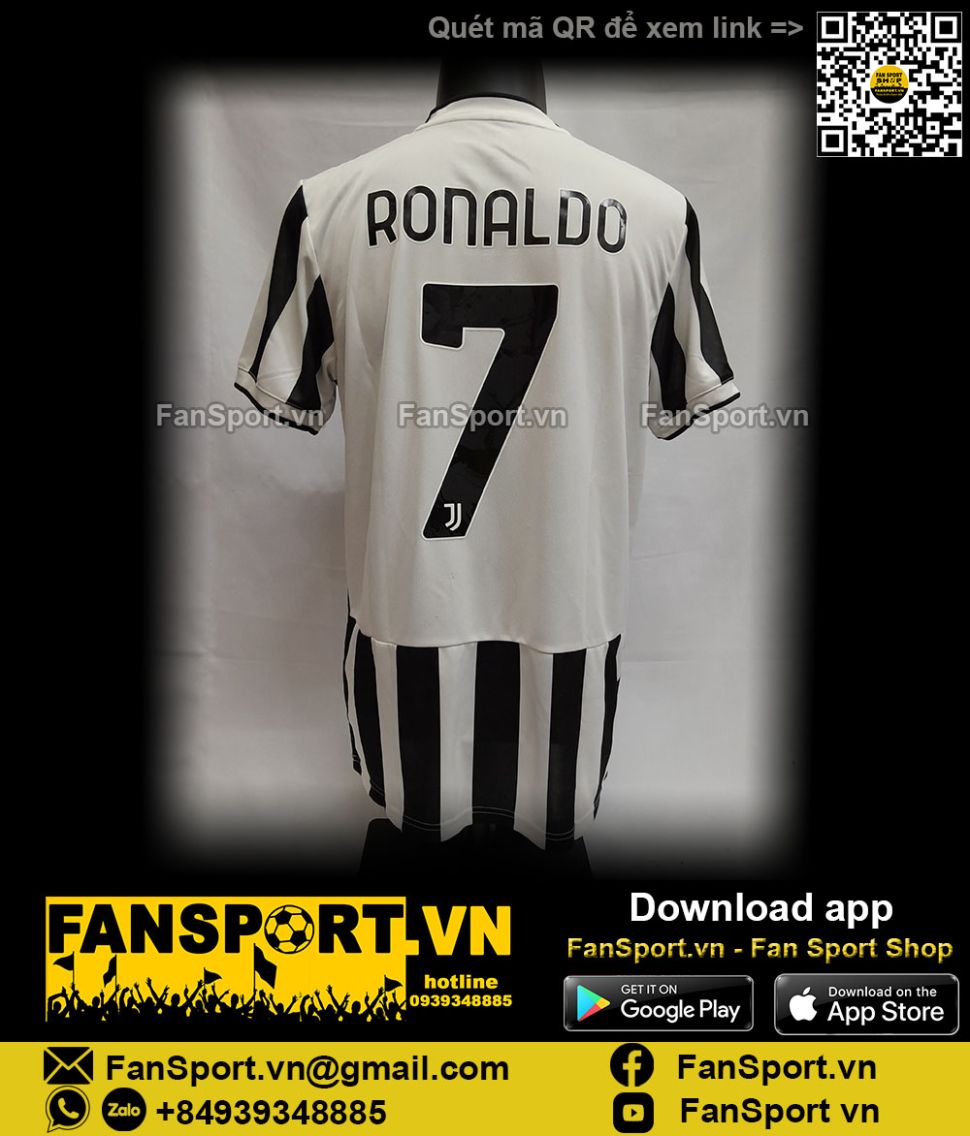 Box áo Ronaldo Juventus 2021 2022 home 10 year at home Allianz GS1442