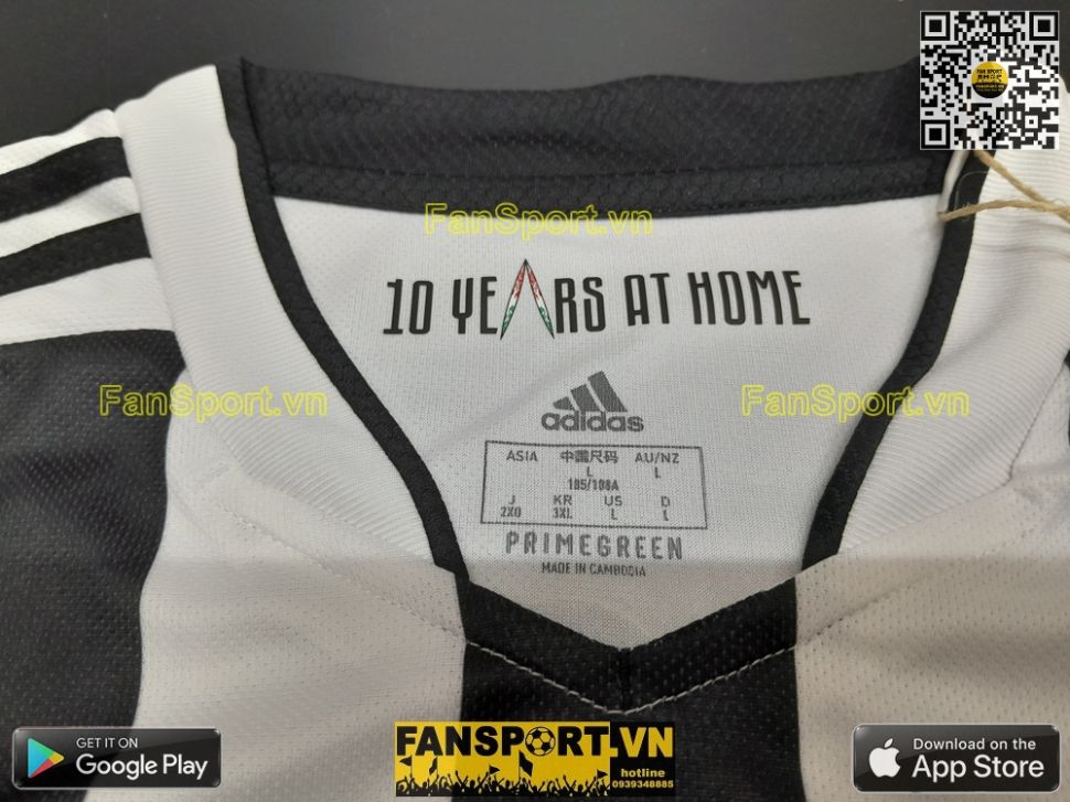 Box áo Ronaldo Juventus 2021 2022 home 10 year at home Allianz GS1442