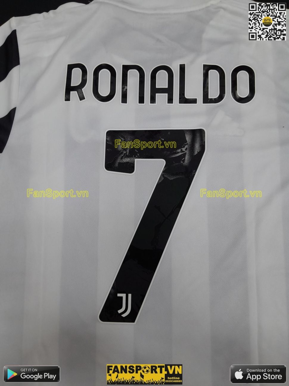 Box áo Ronaldo Juventus 2021 2022 home 10 year at home Allianz GS1442