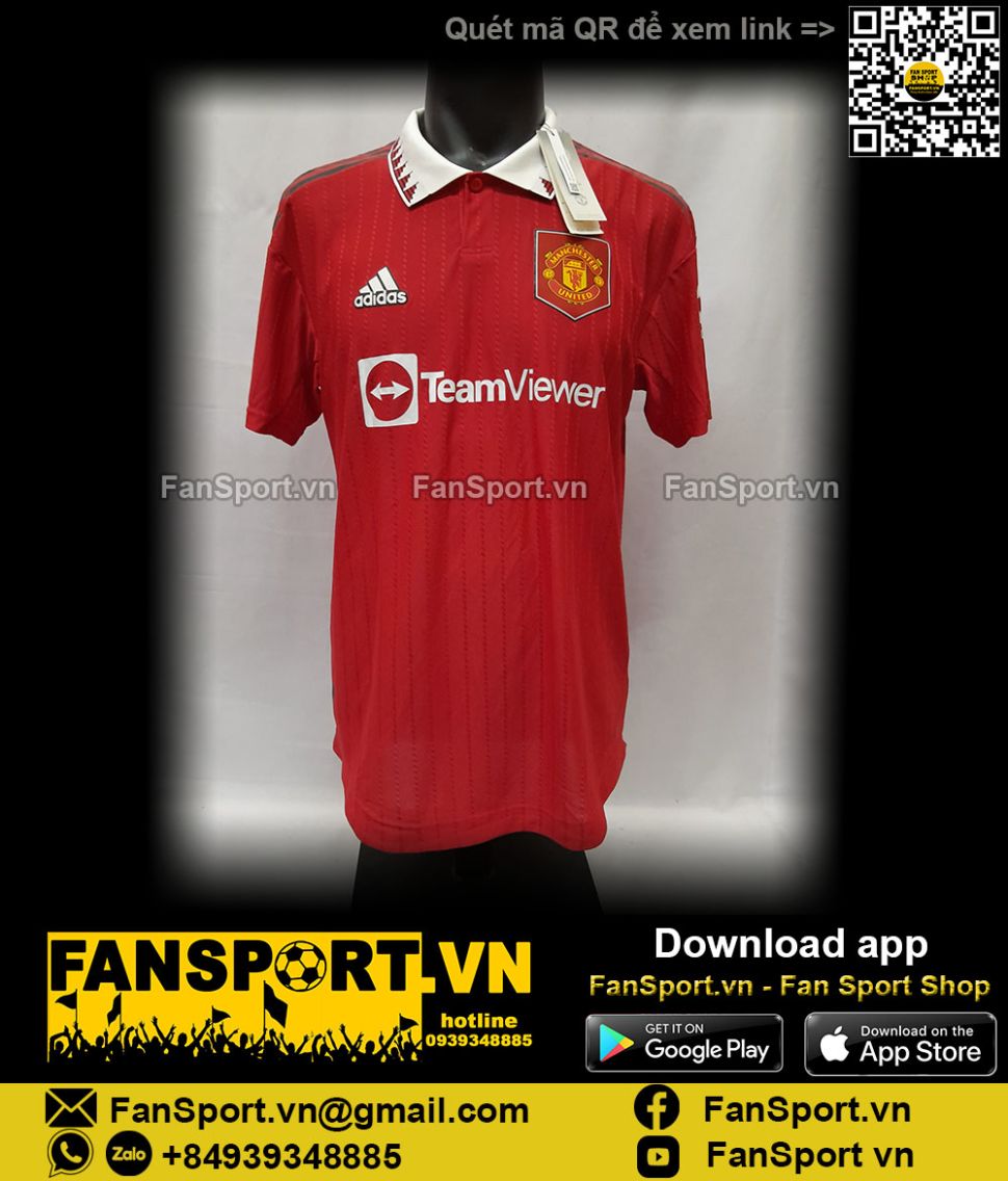 Áo CUP Manchester United 2022 2023 home shirt jersey H64047 player