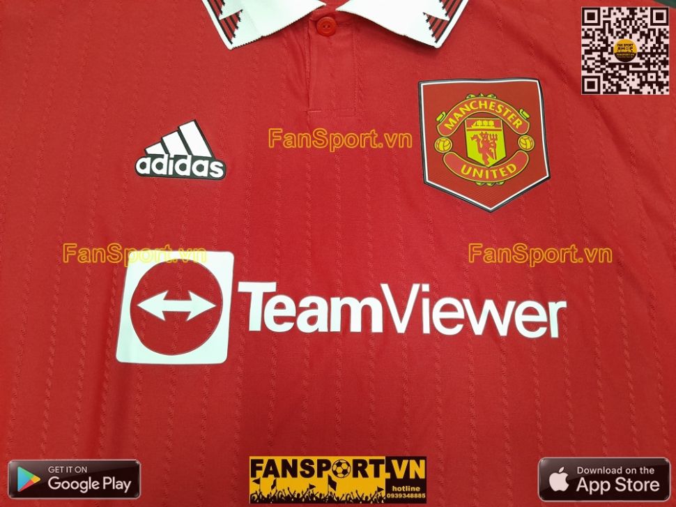 Áo CUP Manchester United 2022 2023 home shirt jersey H64047 player