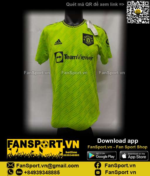 Áo Manchester United 2022 2023 third shirt jersey H64064 player issue