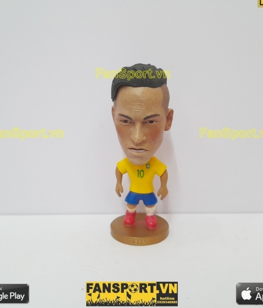 Tượng Neymar 10 Brazil 2018 2019 home yellow soccerwe