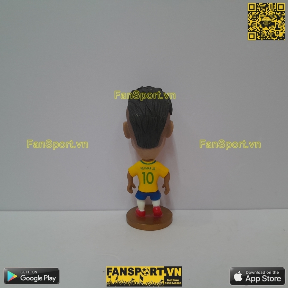 Tượng Neymar 10 Brazil 2018 2019 home yellow soccerwe